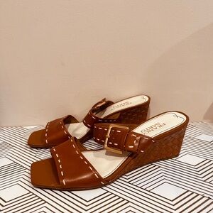 🔥Franco Sarto Women's Brown Wedge Sandals🔥